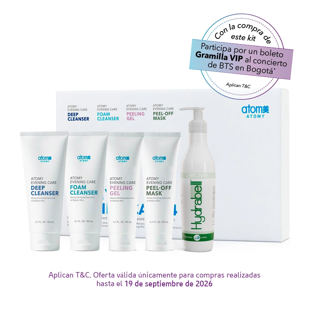 Kit Cuidado Nocturo (4 pasos) Atomy × Belive